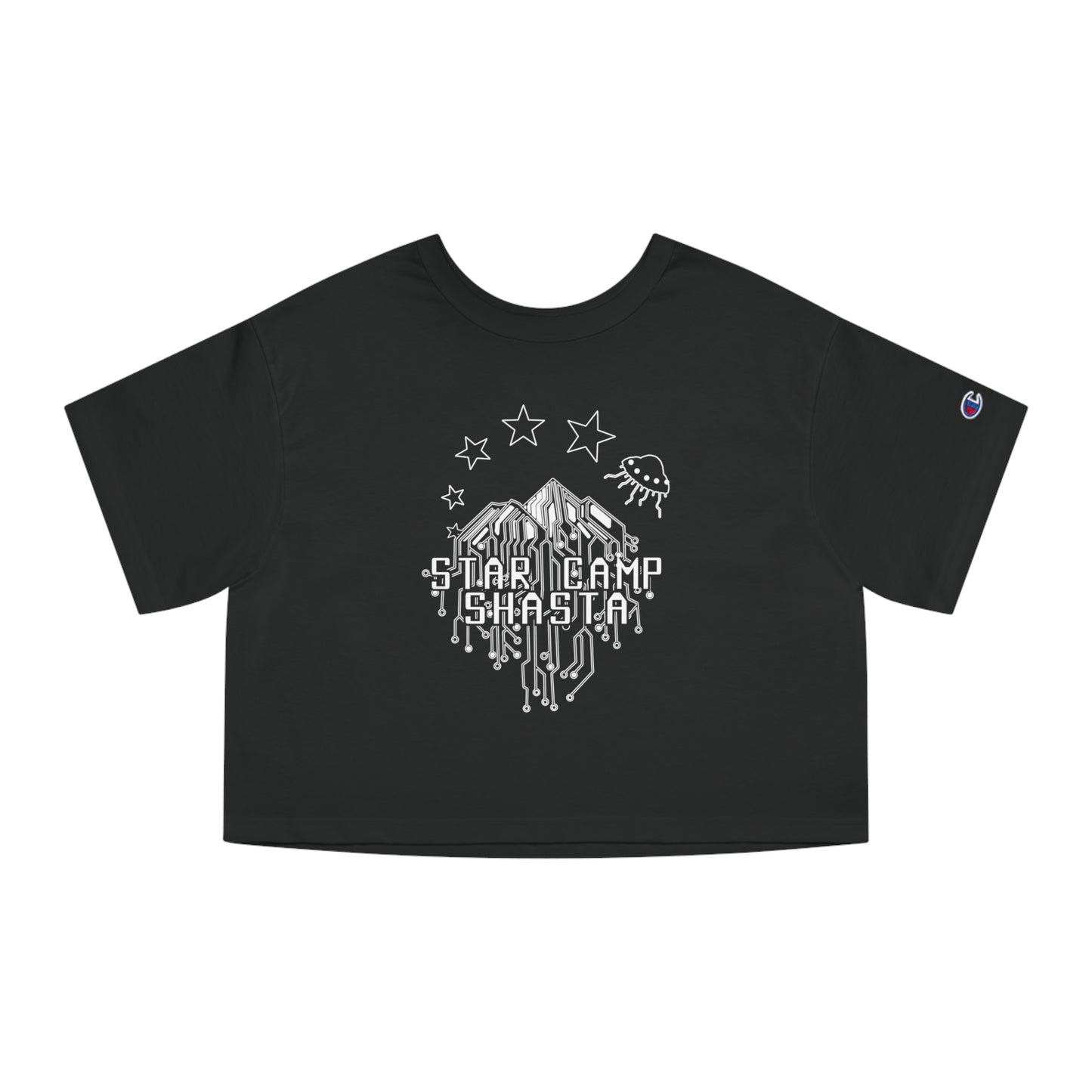 Women's Champion Cropped T-Shirt - Star Camp Shasta