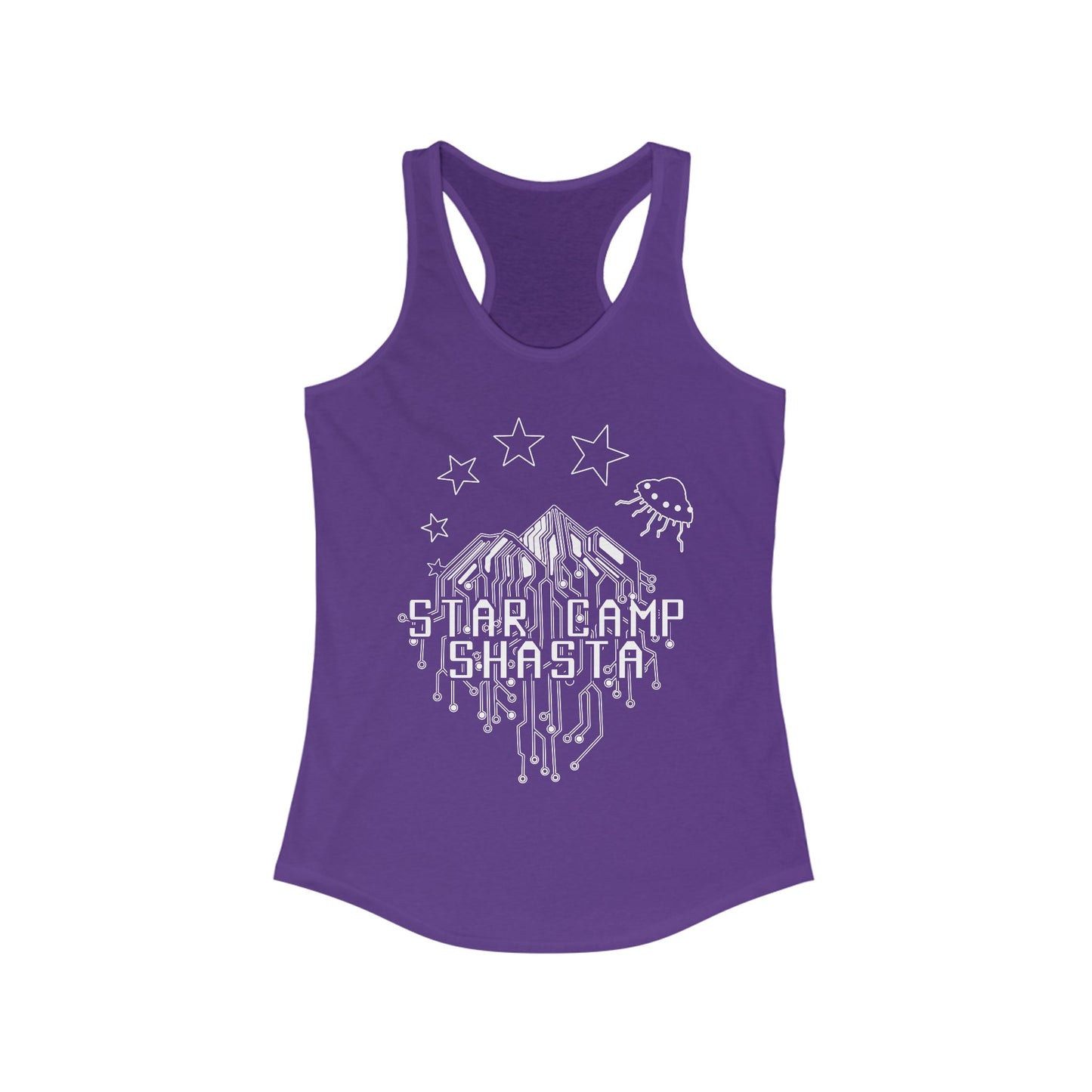 Women's Ideal Racerback Tank - Star Camp Shasta