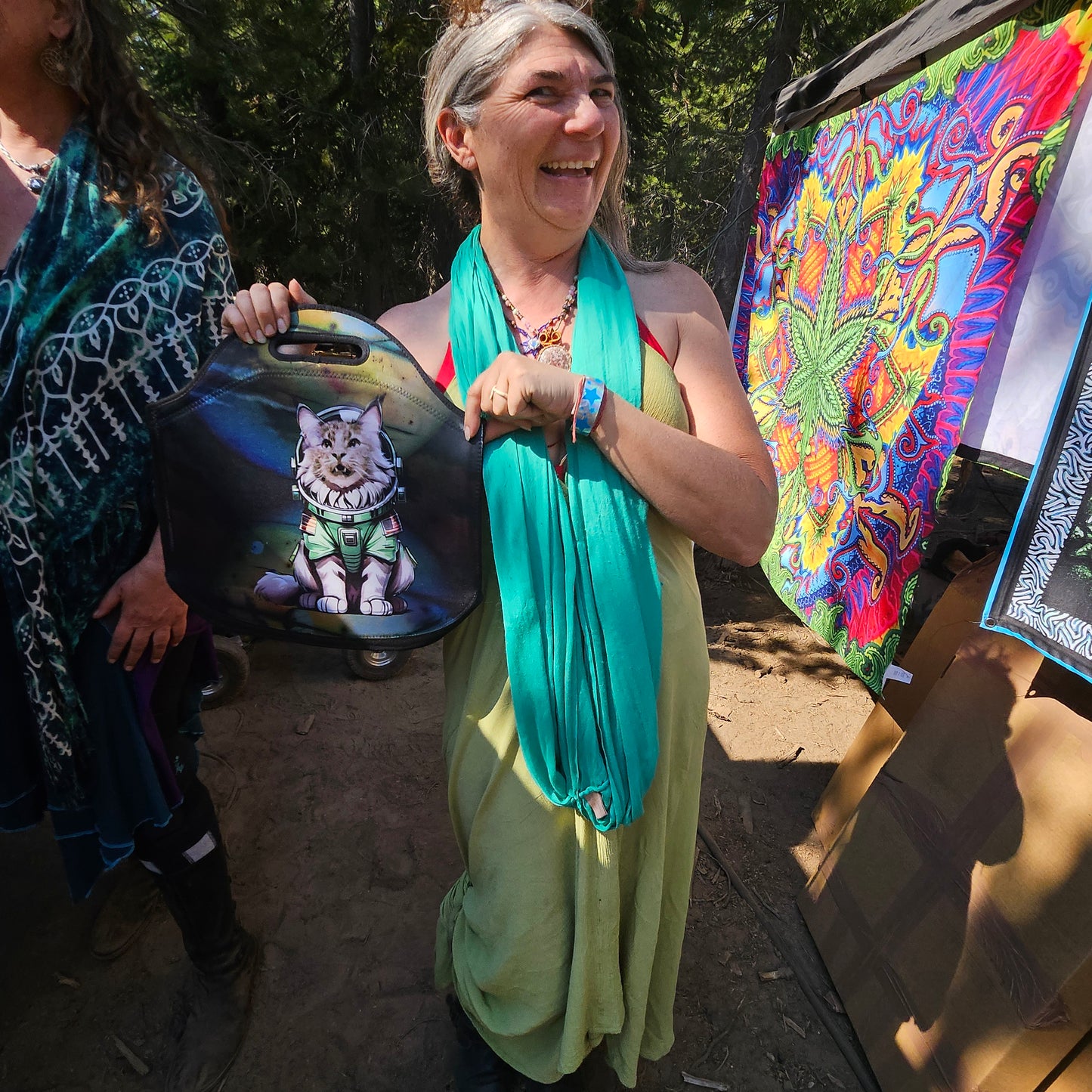 Clearance - Neoprene Lunch Bag - Itten the Space Cat