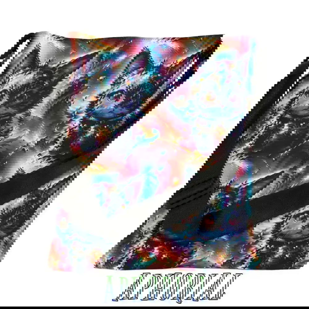 Adjustable Tote Bag - Space Cat V2 - Aphorial