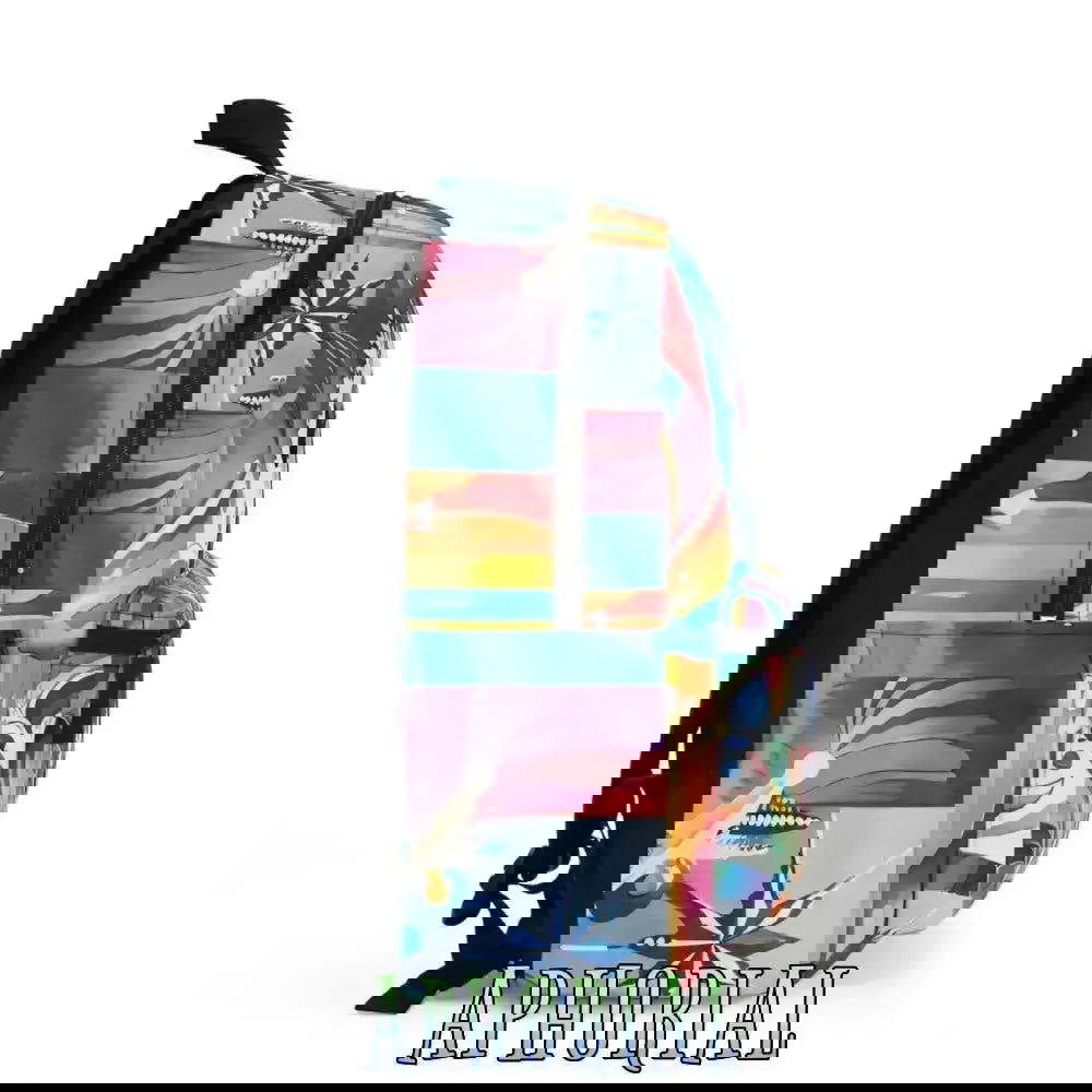 Backpack - Girl Snowboarding on Rainbows - Aphorial