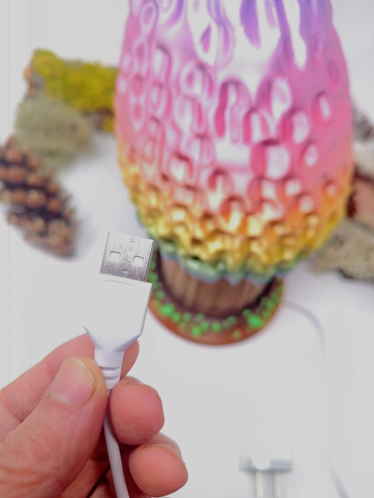 Morel Mushroom Lamp