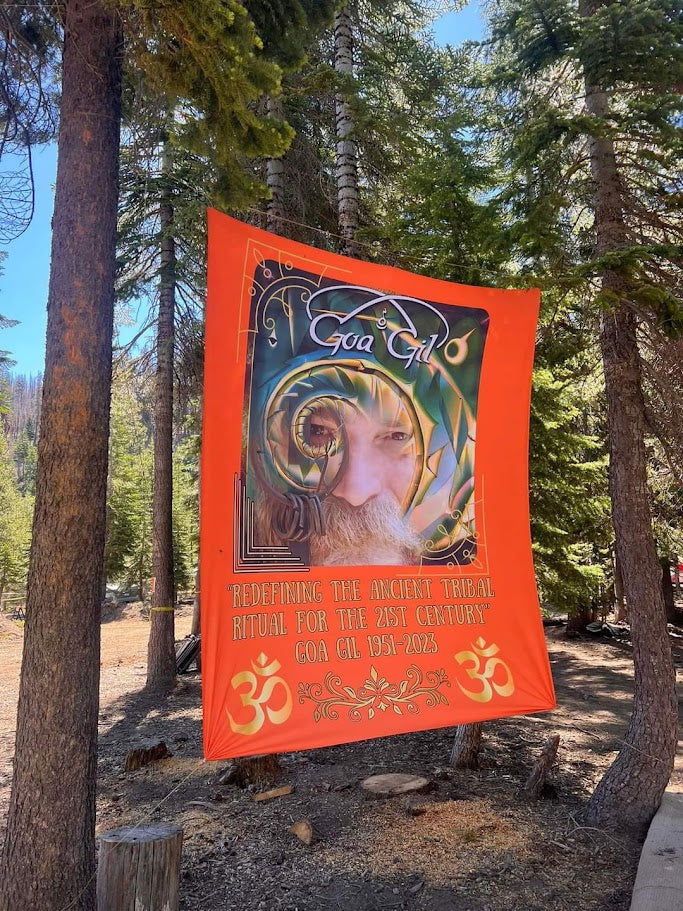 Indoor Wall Tapestry - Goa Gil "Redefining the Ancient Tribal Ritual for the 21st Century" - Aphorial