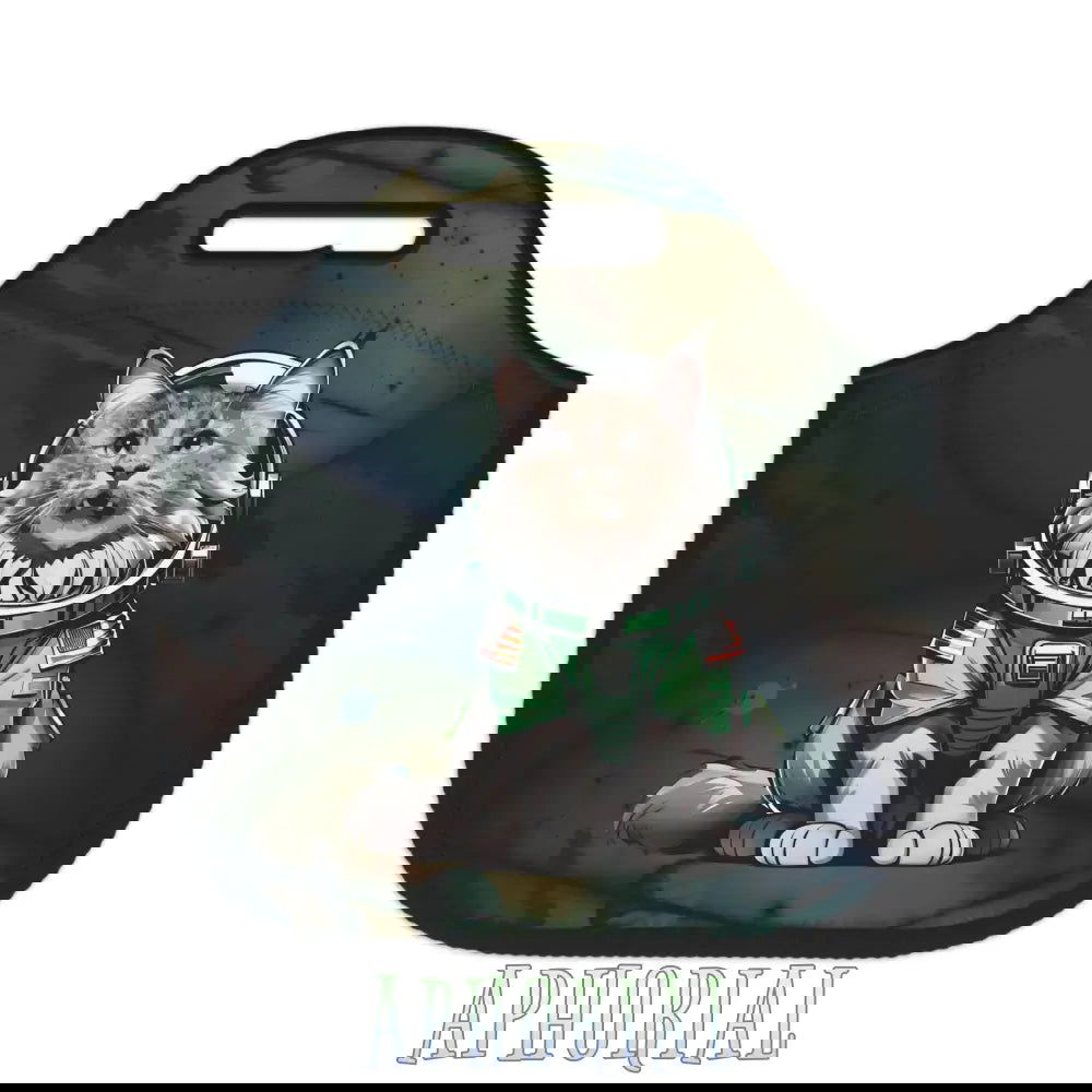 Neoprene Lunch Bag - Itten the Space Cat - Aphorial