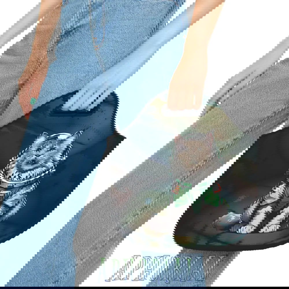 Neoprene Lunch Bag - Itten the Space Cat - Aphorial