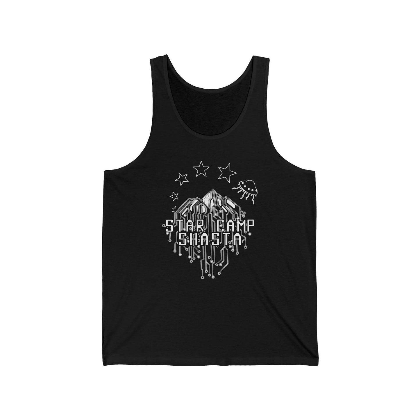 Unisex Jersey Tank - Star Camp Shasta - Aphorial