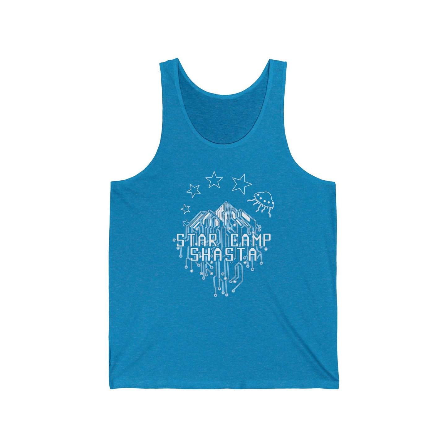 Unisex Jersey Tank - Star Camp Shasta - Aphorial