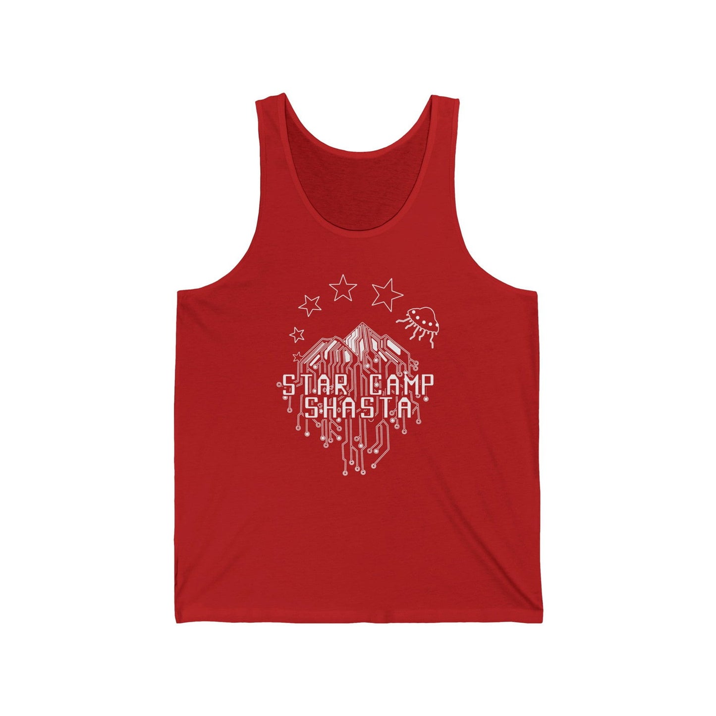 Unisex Jersey Tank - Star Camp Shasta - Aphorial