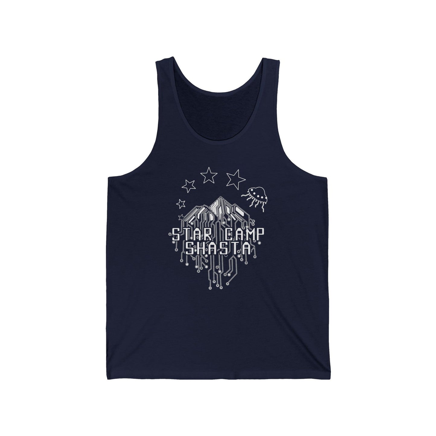 Unisex Jersey Tank - Star Camp Shasta - Aphorial
