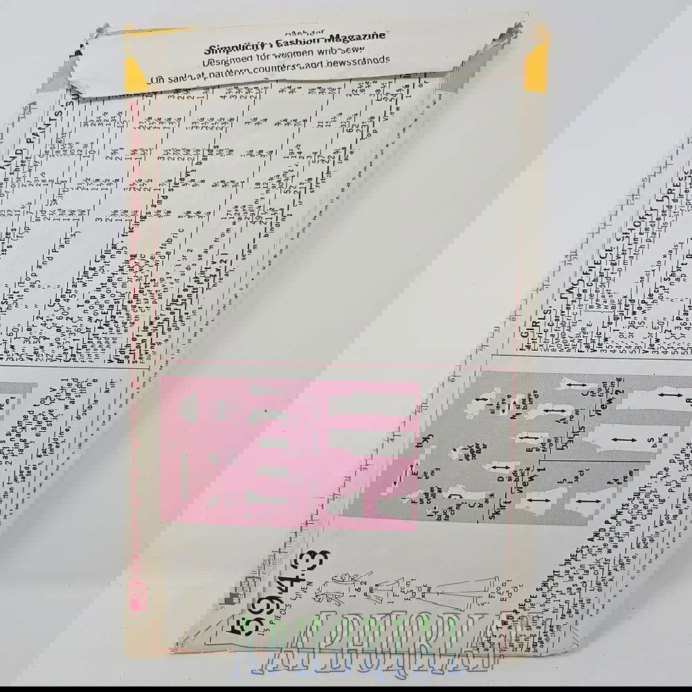 Vintage Simplicity Sewing Pattern 5943, girls top, skirt & pants, size 10 girl, 1970's - Aphorial