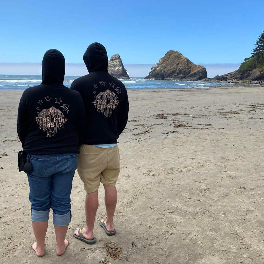 Clearance - Lightweight Zip Hoodie - Star Camp Shasta