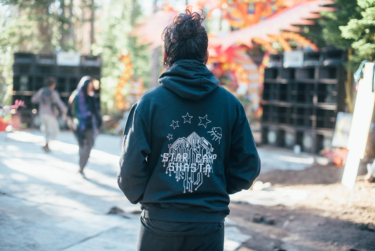 Fleece Pullover Hoodie - Star Camp Shasta