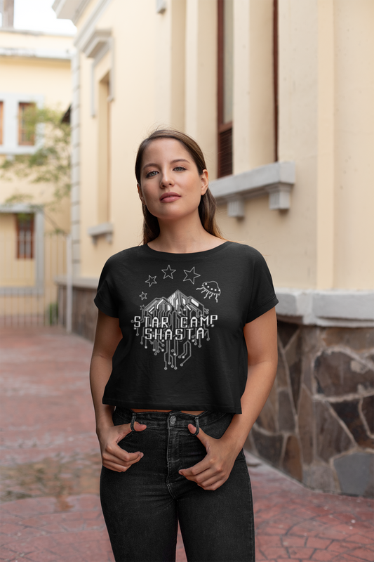 Women's Champion Cropped T-Shirt - Star Camp Shasta