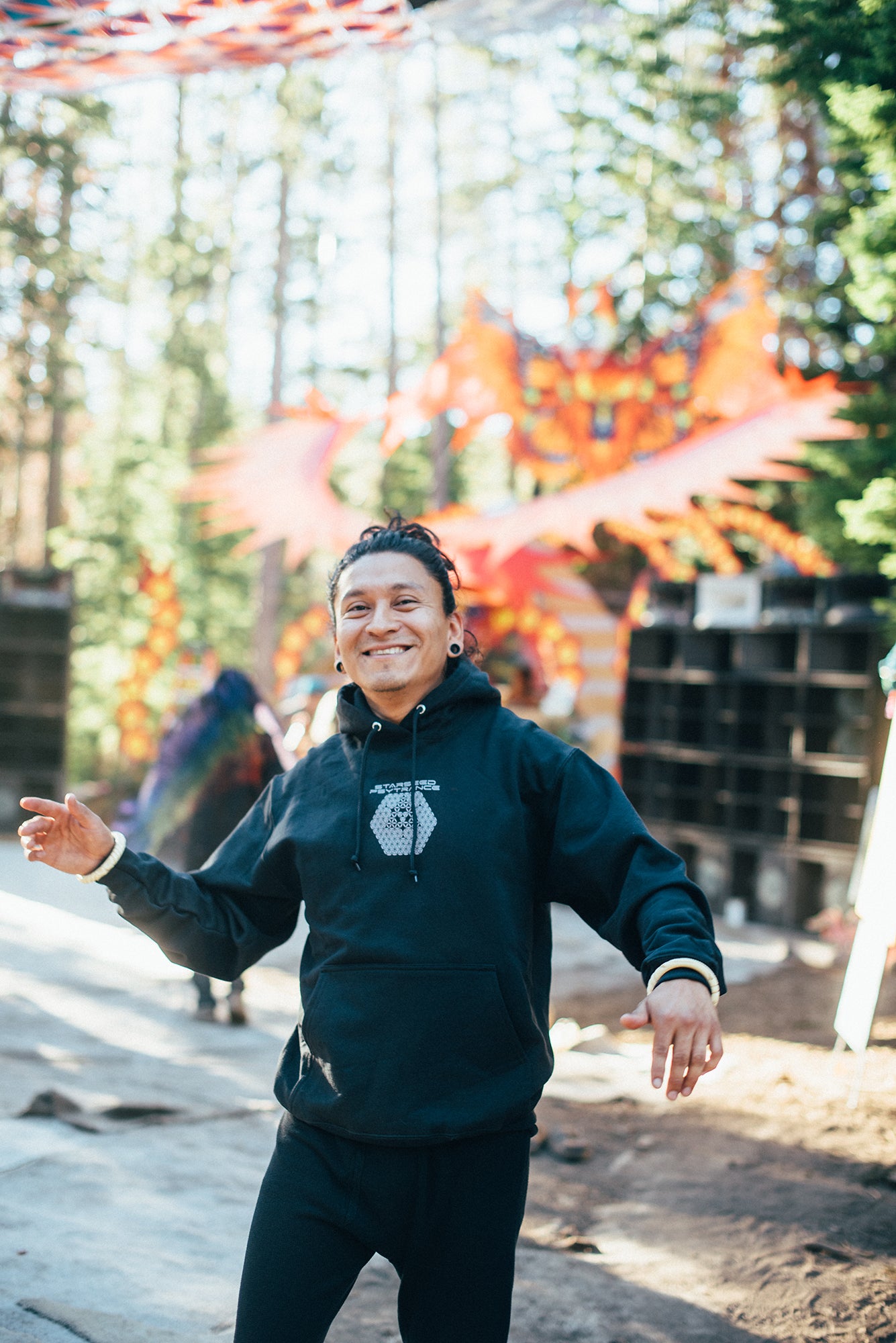 Fleece Pullover Hoodie - Star Camp Shasta