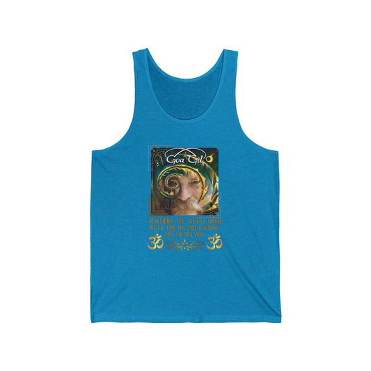 Unisex Jersey Tank - Goa Gil "Redefining the Ancient Tribal Ritual for the 21st Century"