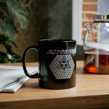 Black Mug, 11oz - StarSeed Psytrance