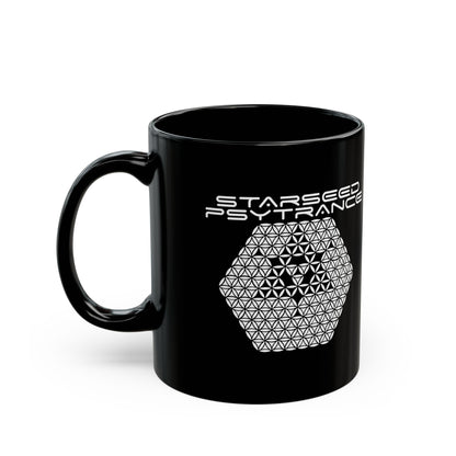 Black Mug, 11oz - StarSeed Psytrance