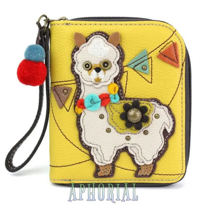 Alpaca Zip Around Wallet - Aphorial