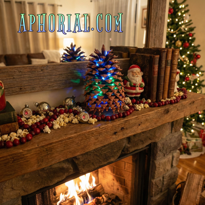 Coulter Pine Cone Charm Tree - Largest Cone in the World, Tabletop Christmas, Centerpiece