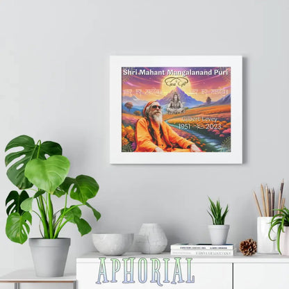 Goa Gil Memorial Framed Picture 14" x 11" - Aphorial