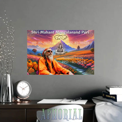 Goa Gil Memorial Poster - 24" x 16" Unframed - Aphorial