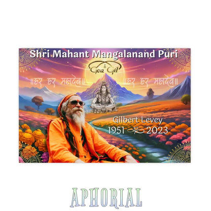 Goa Gil Memorial Poster - 24" x 16" Unframed - Aphorial