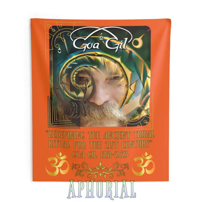 Indoor Wall Tapestry - Goa Gil "Redefining the Ancient Tribal Ritual for the 21st Century" - Aphorial