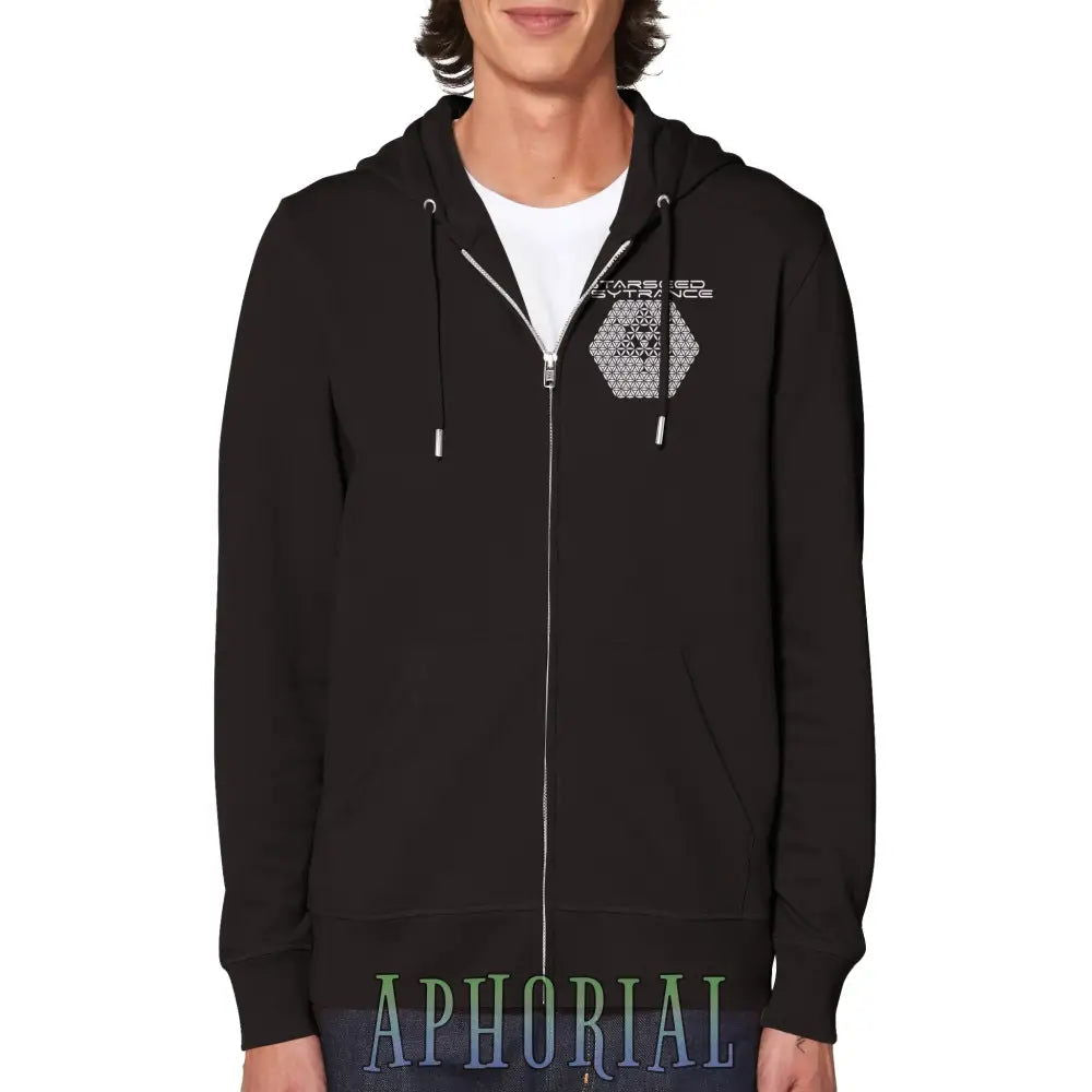 Premium Organic Unisex Zip Hoodie - Star Camp Shasta - Aphorial