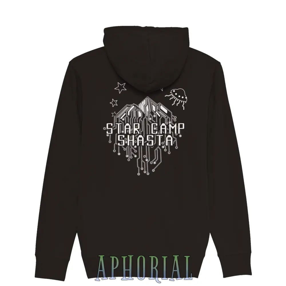 Premium Organic Unisex Zip Hoodie - Star Camp Shasta - Aphorial