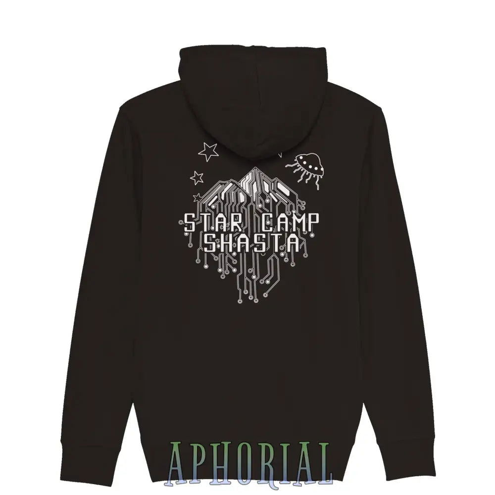 Premium Organic Unisex Zip Hoodie - Star Camp Shasta - Aphorial