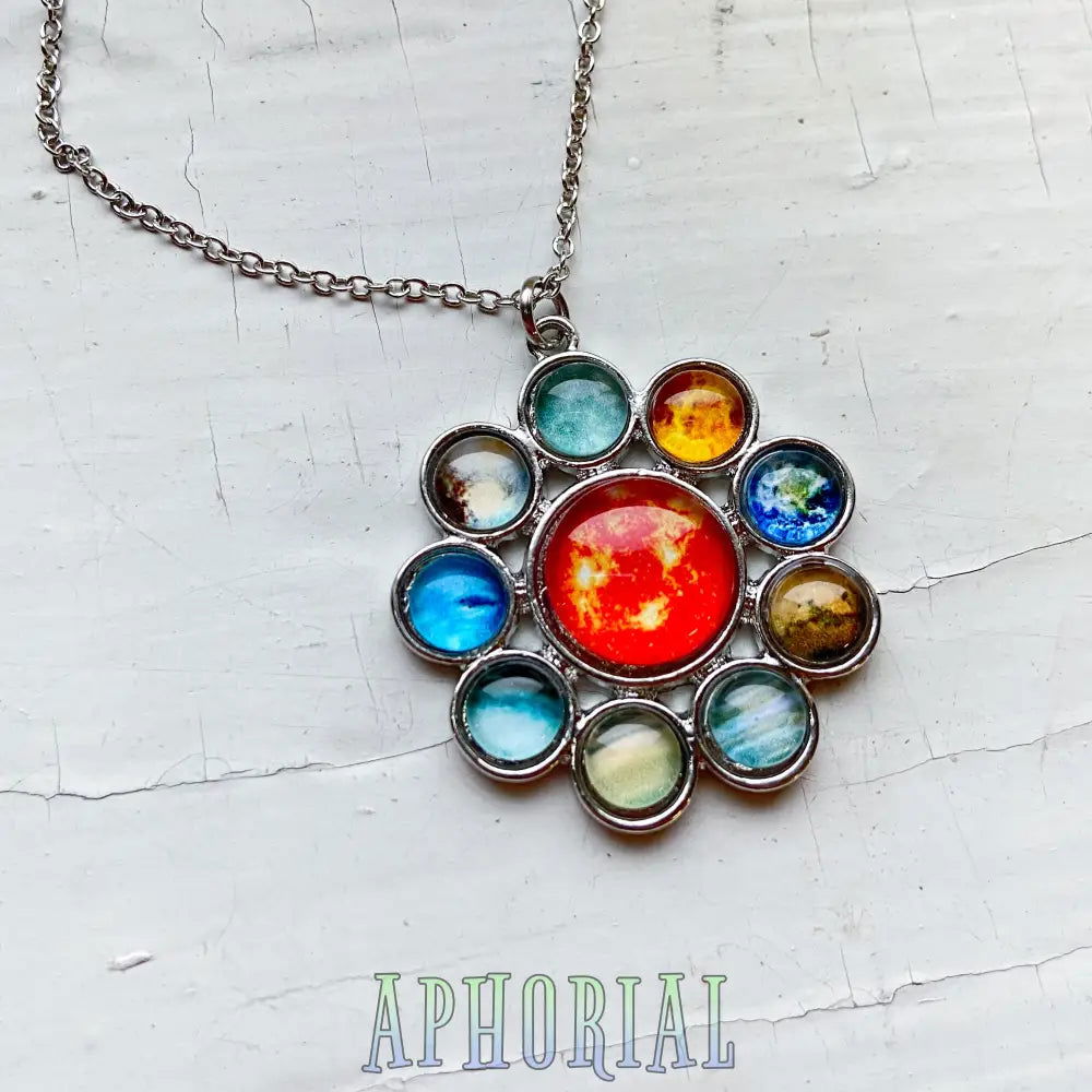 Solar System Halo Pendant - Aphorial