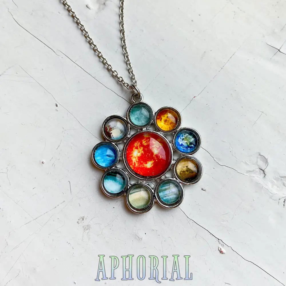 Solar System Halo Pendant - Aphorial