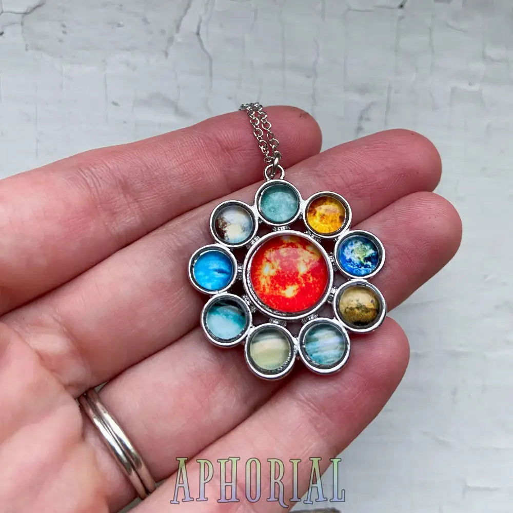 Solar System Halo Pendant - Aphorial