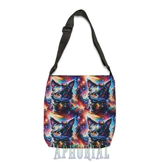 Adjustable Tote Bag - Space Cat V2 18’ × 18’’ Bags