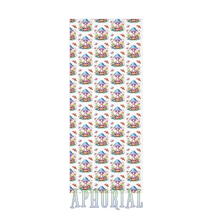 Eco Wrapping Paper - Cute Frog On Mushroom 30’ X 72’ / Matte Home Decor