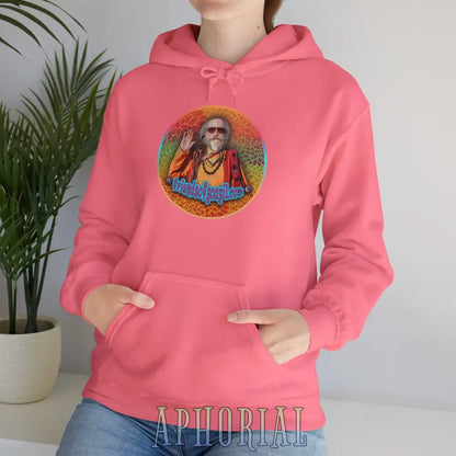 Hooded Pullover Sweatshirt - Friends Of Goa Gil Safety Pink / S Hoodie