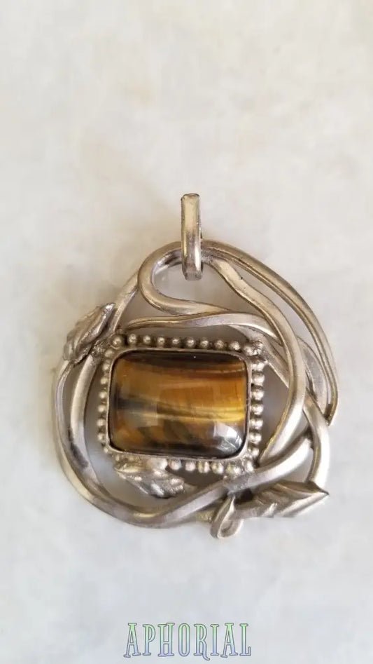 Silver Pendant - Semi Precious Stone 5