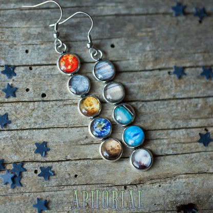 Solar System Mis - Matched Earrings