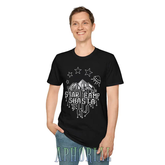 Unisex Softstyle T - Shirt - Star Camp Shasta Black / S