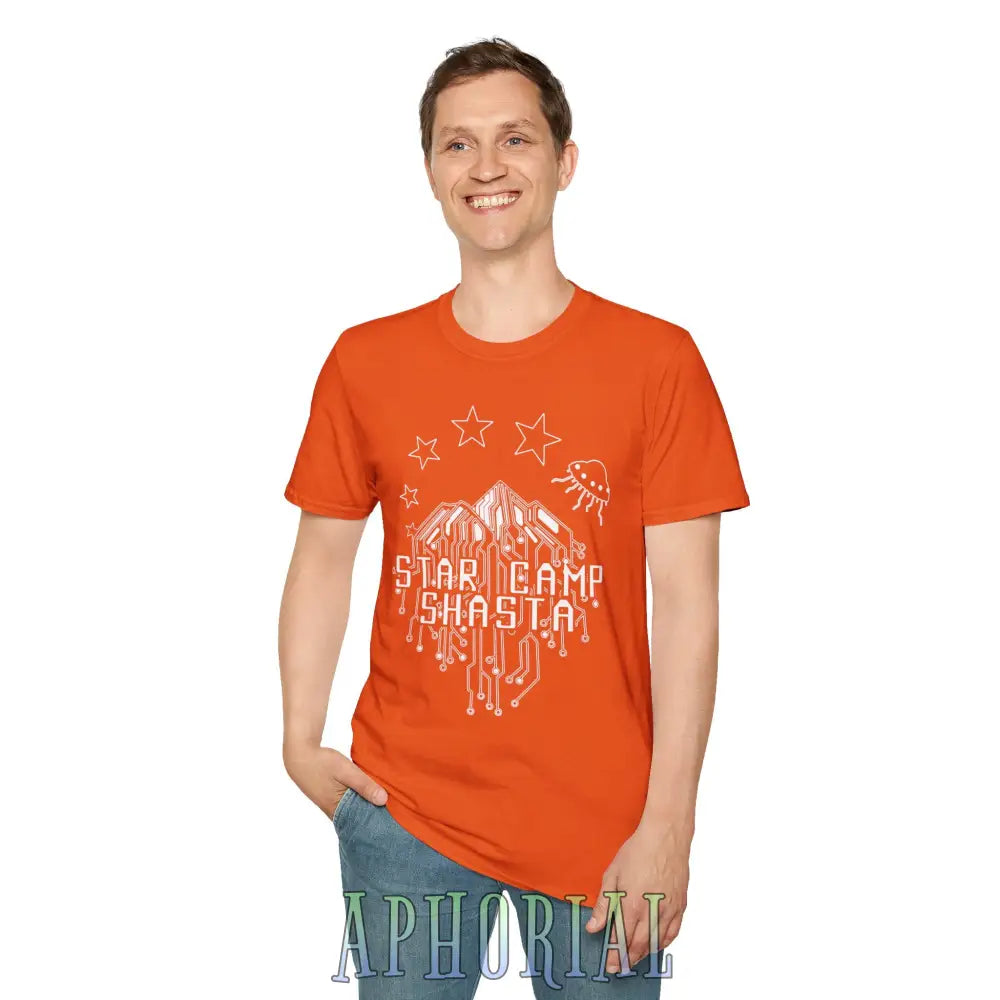 Unisex Softstyle T - Shirt - Star Camp Shasta Orange / S