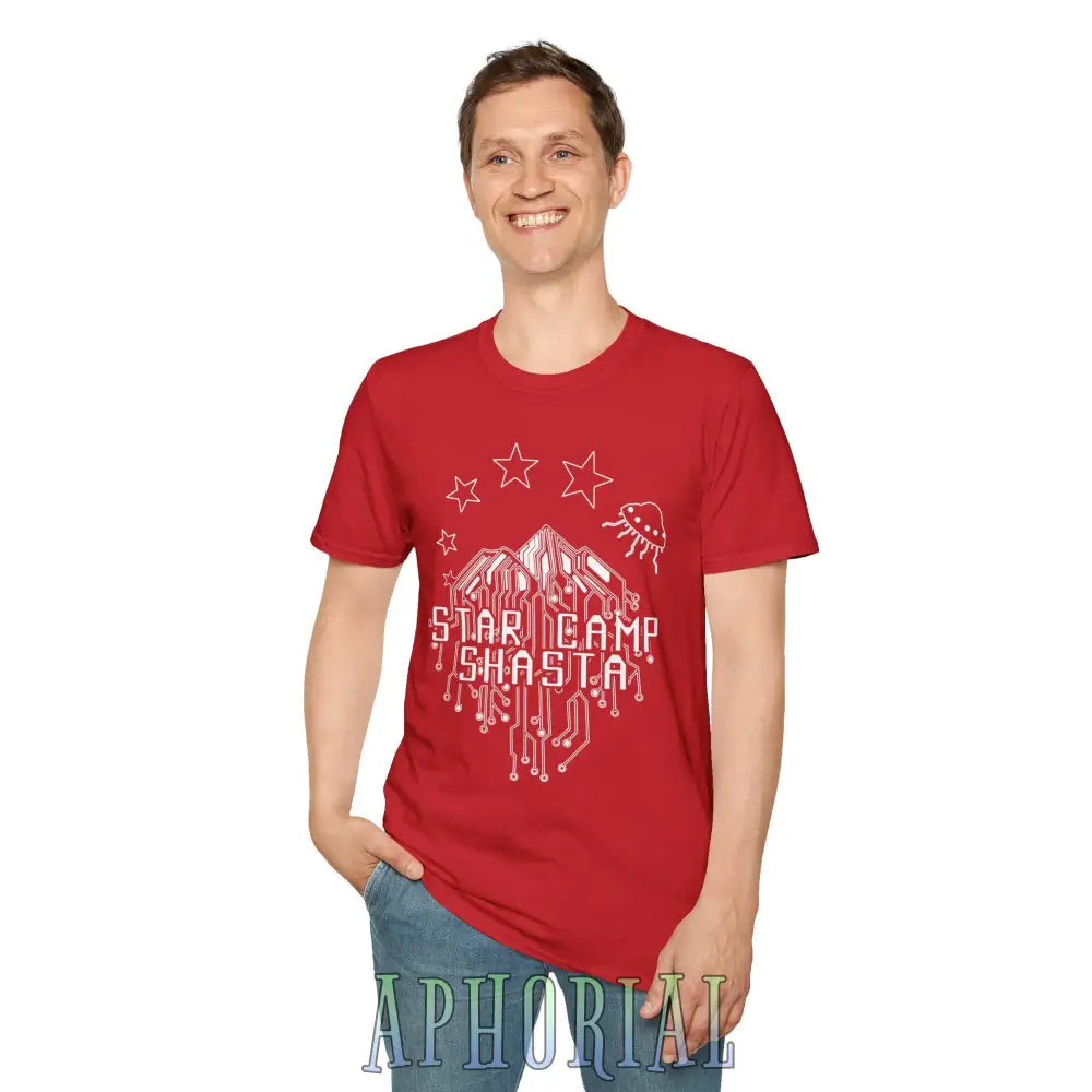Unisex Softstyle T - Shirt - Star Camp Shasta Red / S