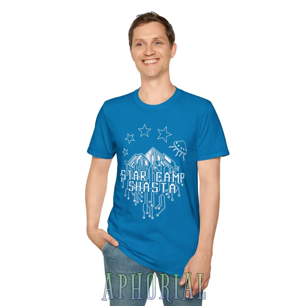 Unisex Softstyle T - Shirt - Star Camp Shasta Sapphire / S