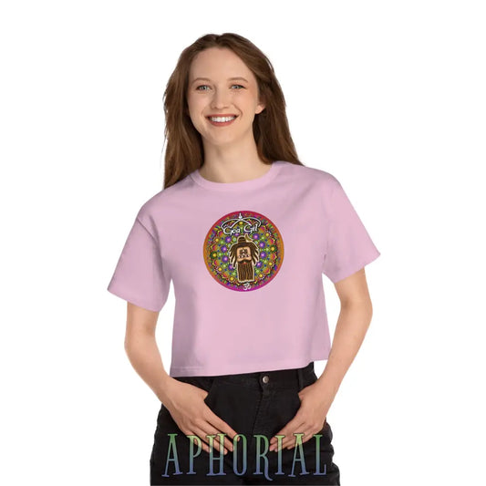 Women’s Champion Cropped T-Shirt - Goa Gil Pink Candy / Xs