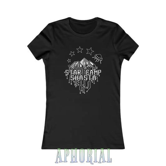 Women’s Favorite Tee - Star Camp Shasta S / Black T-Shirt