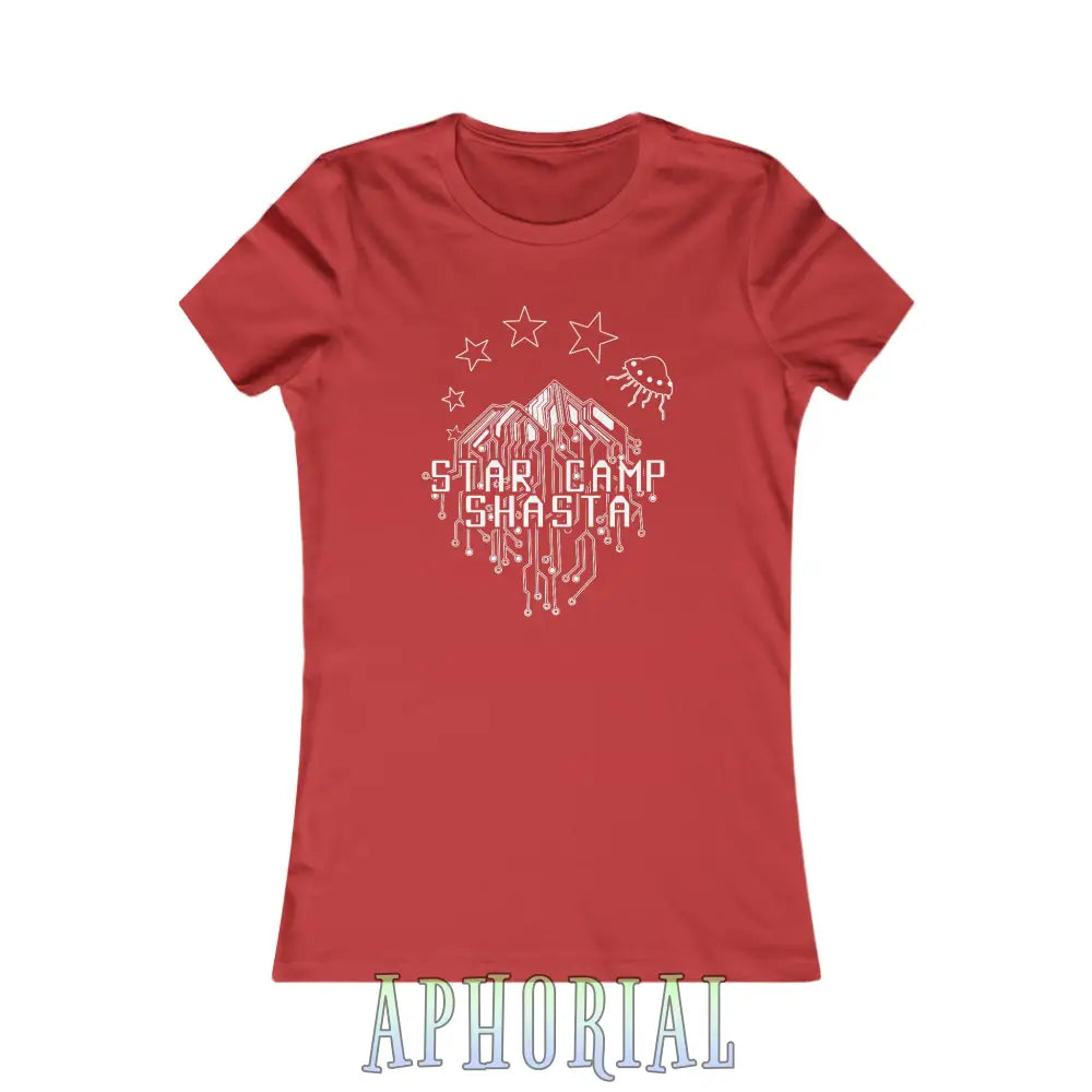 Women’s Favorite Tee - Star Camp Shasta S / Red T-Shirt